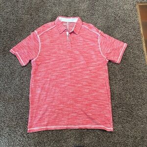 BKE Red Heather Polo Shirt